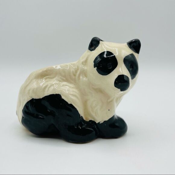 Vintage Small Panda Planter - Picture 1 of 5
